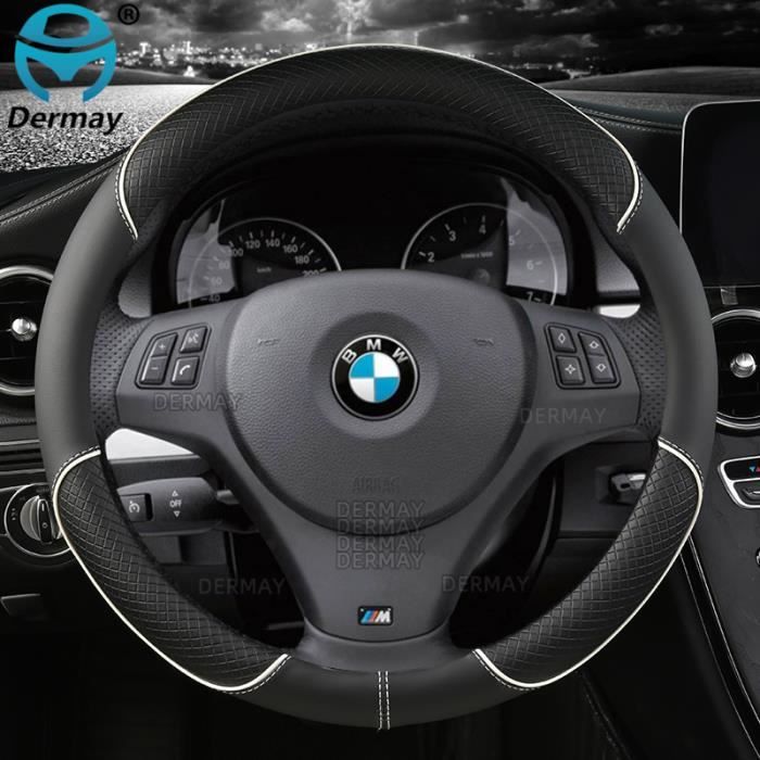 Acheter Housse De Volant De Voiture En Cuir Perforé, Cousue à La Main, Pour Renault Clio 3 RS 2005 2006 2007 2008 2009 2010 2011 2012 2013