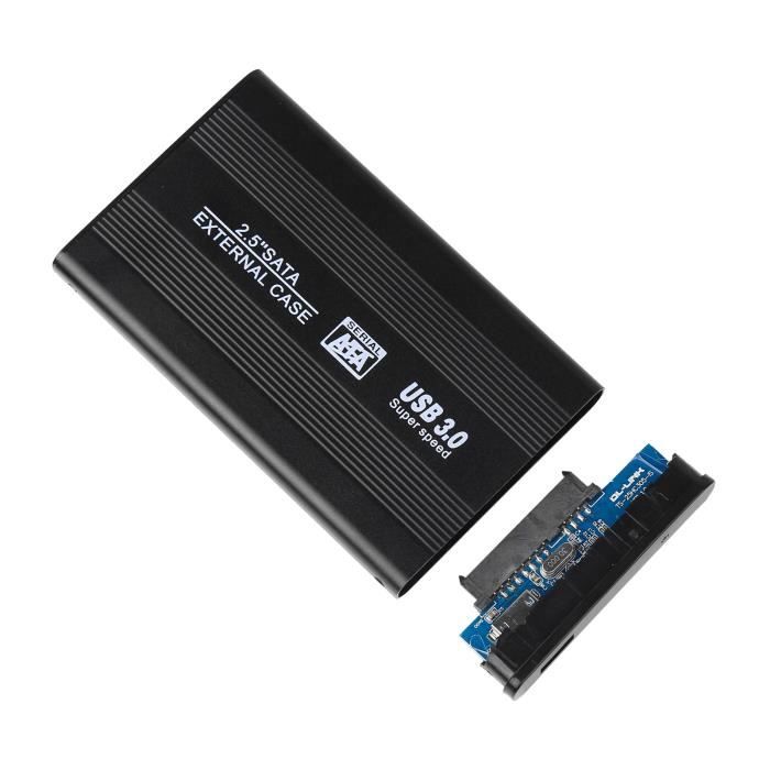0€01 sur W25Q730M 2.5 '' USB3.0 SATA Boîtier de Disque Dur Mobile Boîtier  HDD Support de vis Gratuit 2To (Noir) - Disques durs externes - Achat &  prix