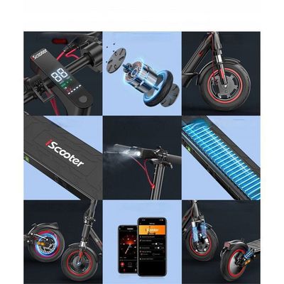 Trottinette Électrique Pliable Iscooter I10 City, 650 W, 36 V, 15 Ah Prise En Charge Du Controle Par Ap 0677156424365
