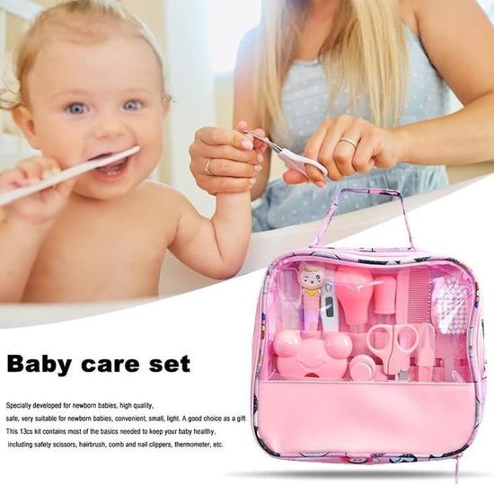 Trousse de soin bébé 13 accessoires silicone – Bébé Filou