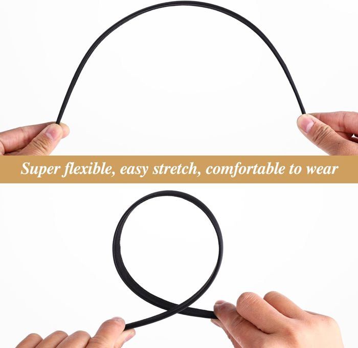 12 Pièces Satin Bandeaux 3Cm Serre-Tête Cheveux Headband Large Bandeau Pour Femme Et Fille, 12 Couleurs[n2049] - Au Quotidien