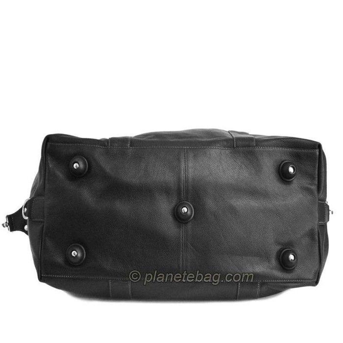 Grand Sac De Voyage En Cuir KATANA – Réf 69253, Noir, Neuf