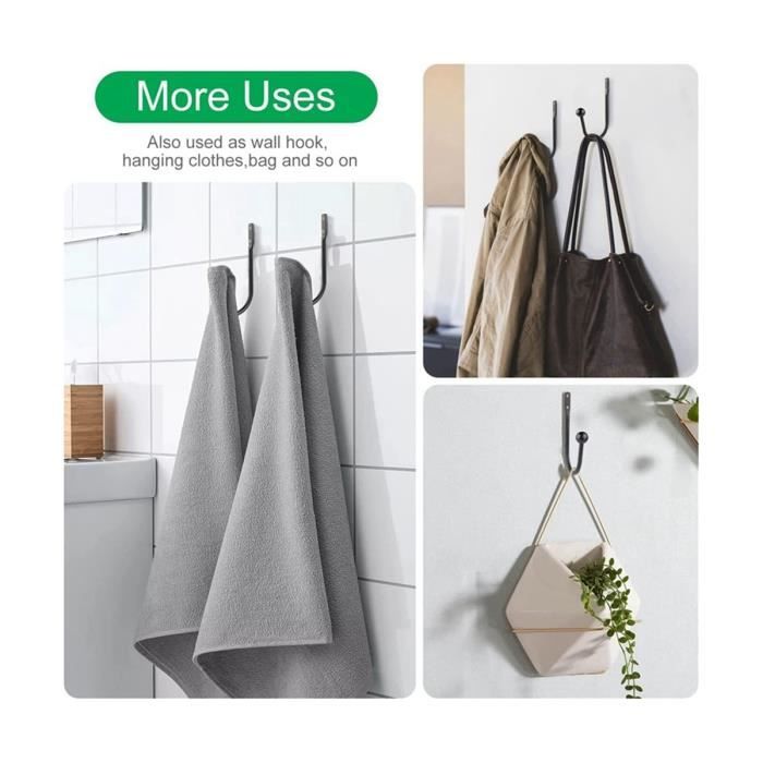 USHOBE 2'' Pince À Rideau Boucle Rideau Crochets Rideau