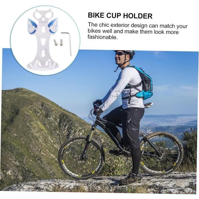 Porte-gobelet de vélo, support de bouteille de vélo 2-en-1, cages