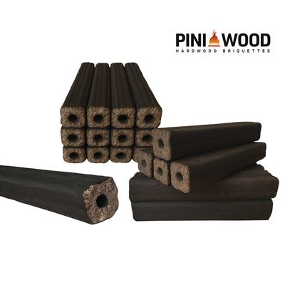 Briquettes De Chêne PINI Kay 33cm Avec Trou - 20kg (2x10kg), Pouvoir 5.8kWh/kg, Pour Cheminée, Poêle, Barbecue - 6