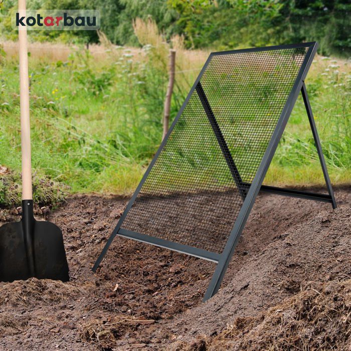 Tamis De Jardinage En Maille, 2 Mm, Parfait Pour Seau De 18,7 Litres, Pour Le Sable, Les Roches, La Saleté Et Le Compost