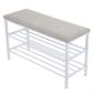 Meuble De Rangement Pour Chaussure Armoire Avec Siege Coussin Pouf