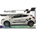 Renault Megane Cup - NOIR - Kit Complet - Tuning Sticker Autocollant Graphic Decals-0