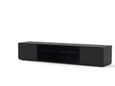 Sonorous - Meuble Tv STUDIO 200 Noir - Porte centrale en textile accoustique - Qualité premium - L200cm - TV 86'' max - Livré monté-0