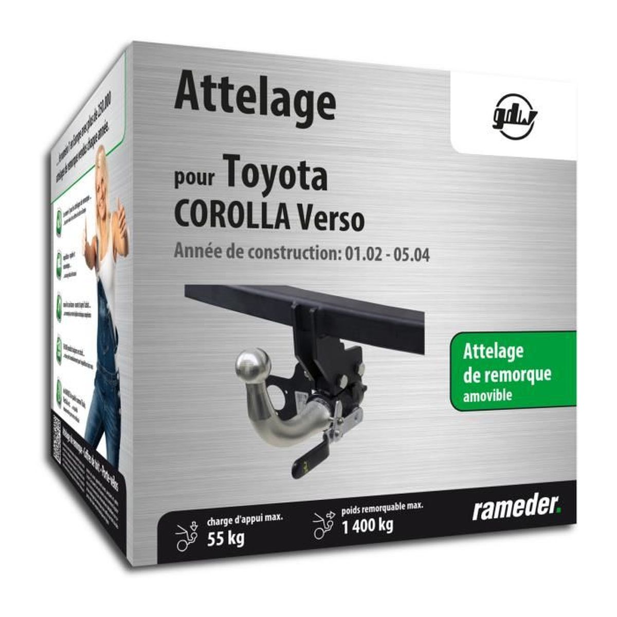 Auto-Hak toyota corolla verso r1 04-09 attelage de remorque attelage starr 7pol spe esatz Auto-Hak toyota corolla verso r1 04-09 attelage de remorque attelage starr 7pol spe esatz