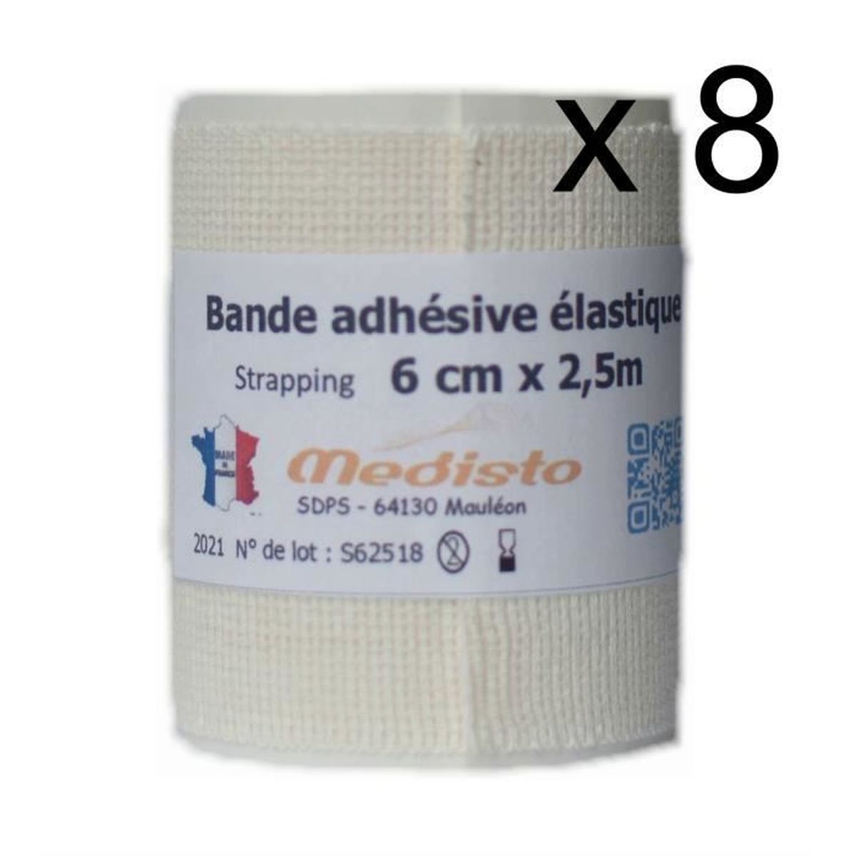 Bande Adhésive Elastique / Bande de Strapping/ Bande Sport/ Pansement