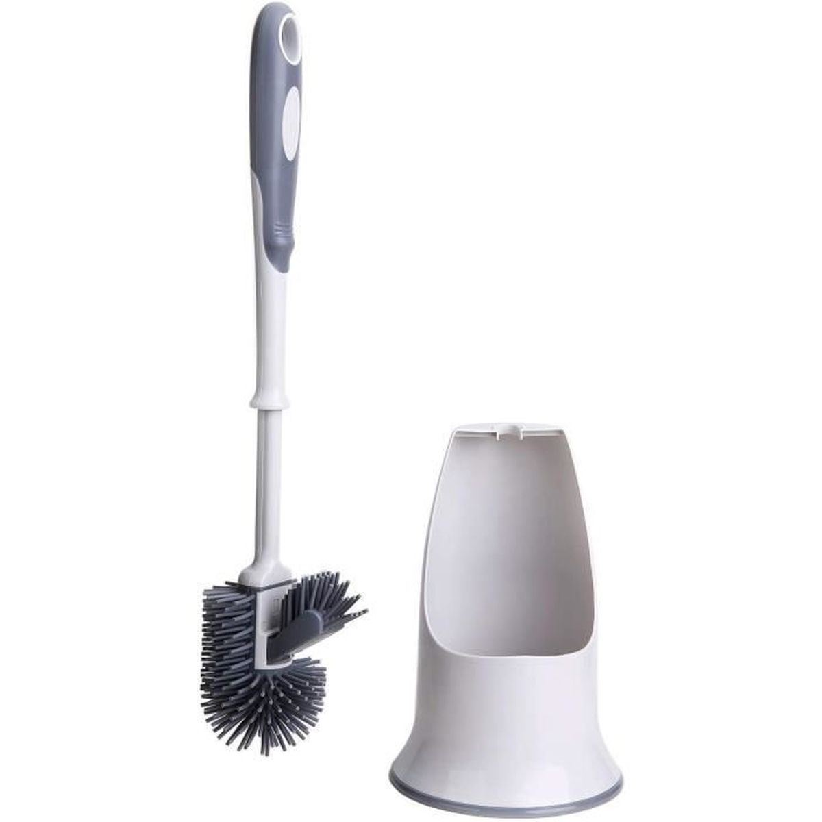 Brosse Wc Silicone Avec Poils De Rebord Brosse Toilettes Wc De Nettoyage De Toilette De Salle De Bain Cdiscount Bricolage