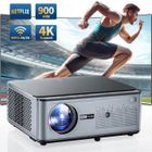 Vidéoprojecteur LOSEI 4K Supportée 900 ANSI Android TV 1080P Native 50000lm Auto-correction Projecteur pour Home Office Bar Camp