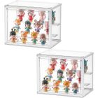 Vitrine en acrylique pour objets de collection – Organiseur transparent | Avec porte magnétique et cloison amovible | Boîte d'exposition claire | Pour Vitrine en acrylique pour objets de collection – Organiseur transparent | Avec porte magnétique et cloison amovible | Boîte d'exposition claire | Pour