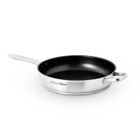 Poêle en acier inoxydable satiné - DURAND DUPONT - LIMITED - Tous feux dont induction - Manche ergonomique