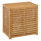5five - panier à linge double 50l "sicela" bambou