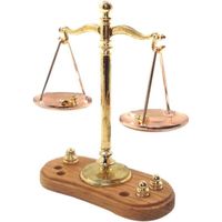 Échelles D' équilibrage Miniatures Vintage 1 12 Dollhouse Balance Scale Mode Mini Justice Scale Exquis