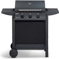 Barbecue gaz San Diego 3 - ENDERS - 3 brûleurs Inox - Surface de cuisson 50,5 x 33 cm - Grille inox - Tablettes latérales - 7,05 kW