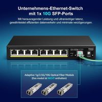 VIMIN Switch PoE 8 Ports 2.5G Base-T Non Géré