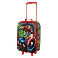 Valise Trolley Soft 3D - Avengers Invencible - Multicolore
