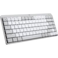 Logitech MX Mechanical Mini pour Mac Clavier Sans Fil Illumine, QWERTZ Allemand - Pale Grey