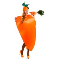Déguisement Carotte adulte - EL REY DEL CARNAVAL, SL - Polyester - Orange - Carnaval Halloween Fêtes à Thèmes