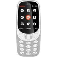 Nokia 3310, Barre, Double SIM, 6,1 cm (2.4"), 2 MP, 1200 mAh, Gris
