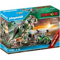 PLAYMOBIL - Dinos - Explorateur avec quad et tyrannosaure