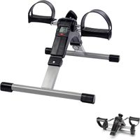 Mini vélo d'exercice pliable - USIFUL - Fitness - Bras et jambes - Écran LCD