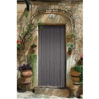 RIDEAU DE PORTE COTON POLYESTER CORDE TRESSEE 90X200CM JUTE
