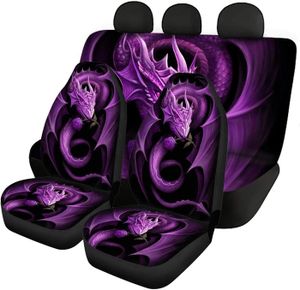 HOUSSE DE SIÈGE Purple Dragon Lot de 4 housses de siège auto universelles pour sièges avant et arrière.[Z1892]