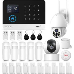 Kit D'alarme Maison Sans Fil PRODEX - Modèle PXBP101 - 2 Zones, Intérieur/extérieur - Neuf En Boîte