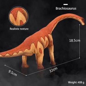 FIGURINE - PERSONNAGE Brachiosaure Jaune - TFAMI – Mini figurines de din