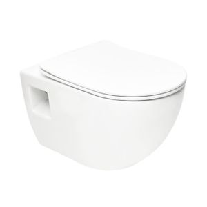 WC - TOILETTES Swiss Aqua Technologies Project WC suspendu sans bride avec abatant softclose, blanc (SATWCPRO010RREXP)