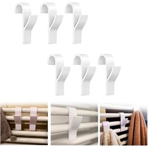 Crochets Pour Radiateur – Lot De 10, Blanc, Amovibles, Pour Serviettes Et Sèche-serviettes