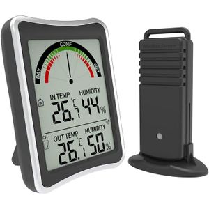 Hygrometre,Thermometre,Usage Domestique IntéRieur Et ExtéRieur,Station Meteo Digital Thermometre 