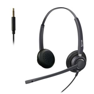 CASQUE AVEC MICROPHONE Cleyver - Micro Casque Filaire Jack 3,5 mm, Ultra 