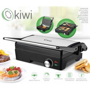 GRILL ÉLECTRIQUE Machine à sandwich double grill Kiwi - Puissance 1