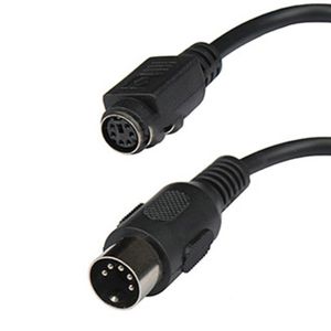 Câble DIN 5 Broches Femelle Vers RJ45 Femelle – 1,5 M (4,9 Pieds) – Connexion Audio, Adaptateur MIDI/RJ45 – Pour équipements Son - 8