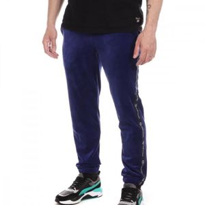 SURVÊTEMENT Jogging Homme - Sergio Tacchini Capsul - Bleu - Coupe Classique - Peau de Pêche - Bandes Sergio Tacchini