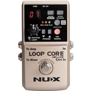 PÉDALE D'EFFETS NUX Loop | Loop Core Deluxe 24 bits Looper Pédale Bundle | Guitare FX .