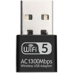 CLE WIFI - 3G Adaptateur USB WiFi 2.4G 5G AC1300Mbps USB 3.0 Double Bande Clé WiFi Puissante avec Windows 11-10-8.1-8-7-XP-Vista, Mac OS X A749