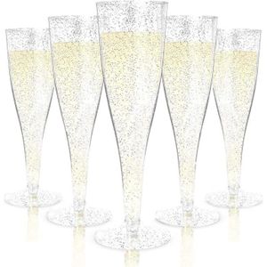 Coupe à Champagne LATERN 60 Pièces Flûtes à Champagne en Plastique, 