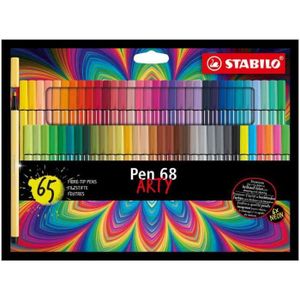 FEUTRES Feutre de coloriage Pen 68 ARTY, étui carton de 65