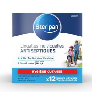 DÉSINFECTANT Lingettes Désinfectantes - Steripan - Antiseptique