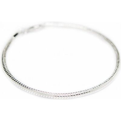 Bracelet Jonc Torsadé En Argent Plaqué – Pour Homme Ou Femme – Style Moderne à Petit Prix