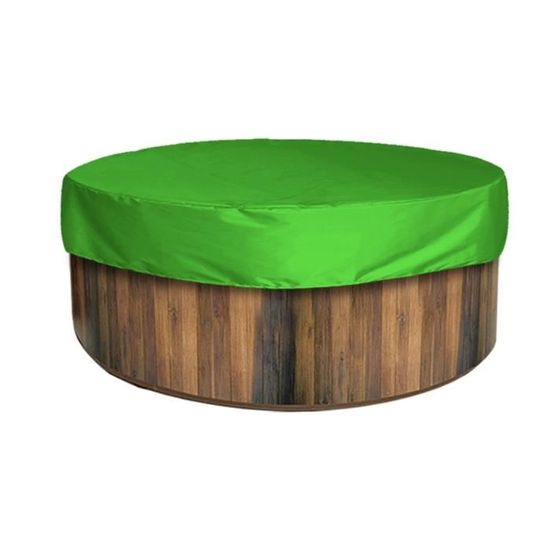 Couverture De Spa Ronde 145 Cm – Imperméable, Isolante Thermique – Avec Poignées – Pour Jacuzzi Extérieur, Hôtels, Spas