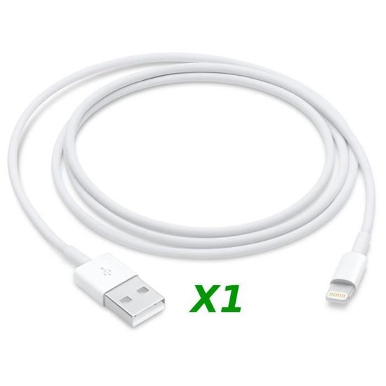 Voxlink câble Iphone 8 broches pour recharge rapide et transfert de  données, cordon de chargeur en cuir PU pour téléphone iPhone X, xr, xs à  prix pas cher