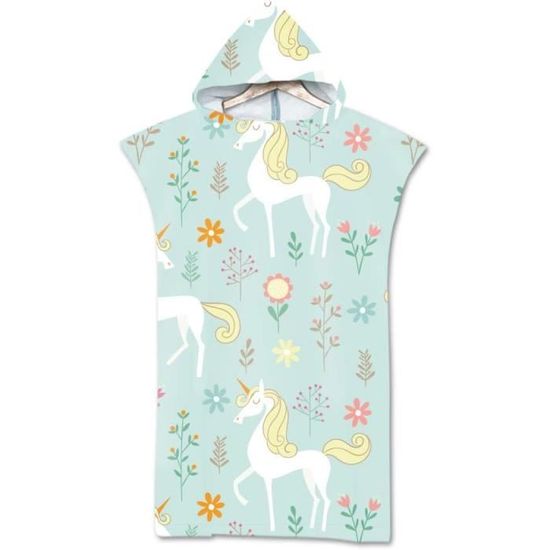 Poncho De Bain Microfibre Pour Adulte - Serviette Surf Avec Capuche, Robe De Changement Pour Hommes Et Femmes