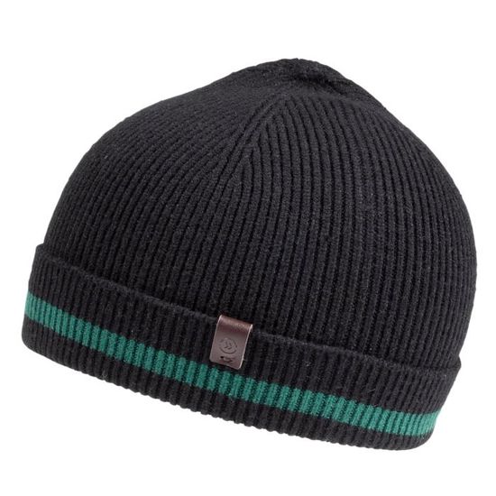 Mitaines Isotoner Femme Non Doublées - Maille Soft Touch Ultra Douce - Noir Avec Logo Doré - Composition : 50% Viscose, 30% Nylon, 20% Polyester